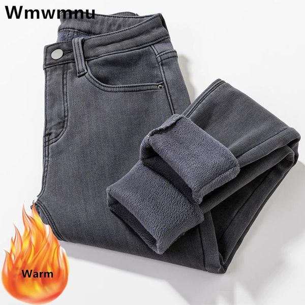 jeans streetwear thicken plus velvet slim pencil jeans women winter warm oversized 34 denim pants high waist stretch cowboy trousers, Blue
jeans streetwear thicken plus velvet slim pencil jeans women winter warm oversized 34 denim pants high waist stretch cowboy trousers, Blue