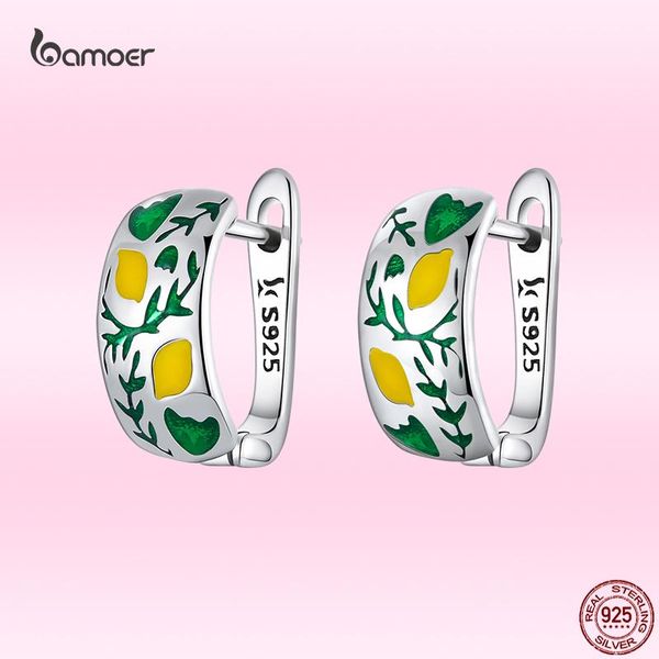 huggie bamoer female silver earrings genuine 925 sterling silver lemon leaf ear buckles for women fashion party wedding jewelry gifts, Golden;silver
huggie bamoer female silver earrings genuine 925 sterling silver lemon leaf ear buckles for women fashion party wedding jewelry gifts, Golden;silver