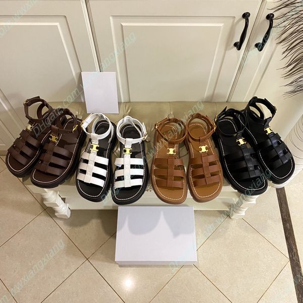 women designer slides clea triomphe luxury fashion sandals beach slippers gold buckle vegetal slides tippi calfskin thick bottom adjustable, Black
women designer slides clea triomphe luxury fashion sandals beach slippers gold buckle vegetal slides tippi calfskin thick bottom adjustable, Black