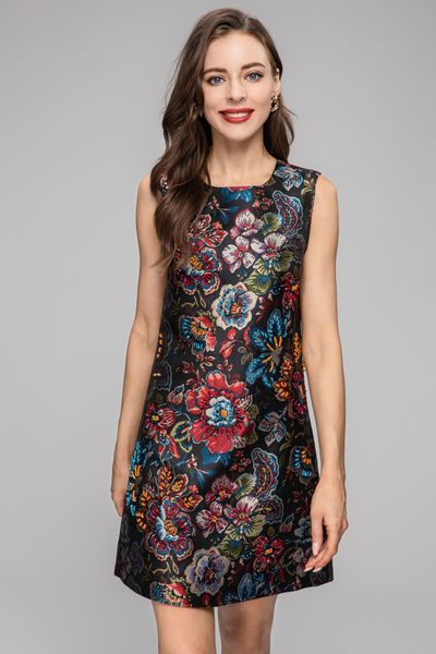 designer beaded dress spring/summer 2023 new floral print beaded slim fit sleeveless tank slim fit dress, Black;gray
designer beaded dress spring/summer 2023 new floral print beaded slim fit sleeveless tank slim fit dress, Black;gray