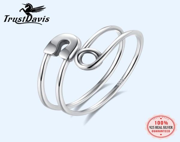 solitaire ring trustdavis real 925 sterling silver rings retro personality paper clip opening for women wedding party fine jewelry8540932, Golden;silver
solitaire ring trustdavis real 925 sterling silver rings retro personality paper clip opening for women wedding party fine jewelry8540932, Golden;silver
