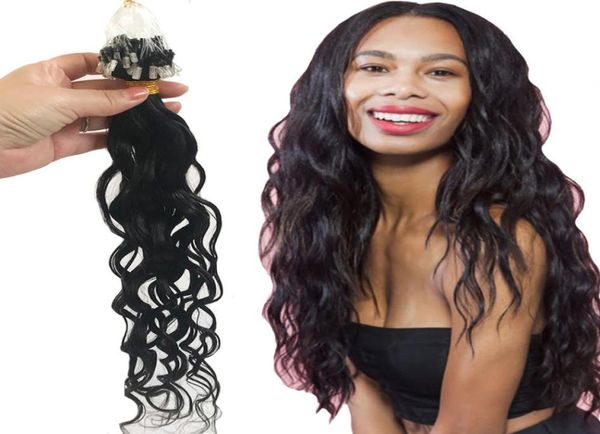 natural wave mircro loop ring human hair extensions brazilian natural color remy hairs 100 strands for women2373465, Black
natural wave mircro loop ring human hair extensions brazilian natural color remy hairs 100 strands for women2373465, Black