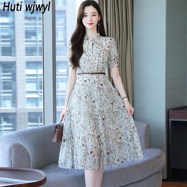 dresses 2023 new floral chiffon short sleeve midi dress women fashion casual boho beach sundress summer elegant office lady party dress, Black;gray
dresses 2023 new floral chiffon short sleeve midi dress women fashion casual boho beach sundress summer elegant office lady party dress, Black;gray
