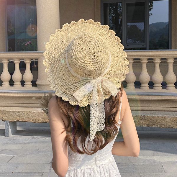 wide brim hats bucket womens summer foldable hollow lace trim straw girls outdoor travel casual beach sunscreen 230517, Blue;gray
wide brim hats bucket womens summer foldable hollow lace trim straw girls outdoor travel casual beach sunscreen 230517, Blue;gray