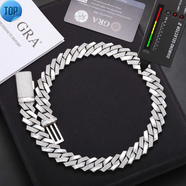 18mm handmade setting shell cuban link chain pass diamond tester 925 sterling silver vvs moissanite iced out cuban necklace
18mm handmade setting shell cuban link chain pass diamond tester 925 sterling silver vvs moissanite iced out cuban necklace