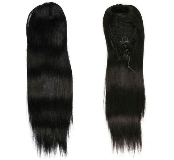 long silky straight virgin brazilian human hair drawstring fake ponytail hairpiece for black women 1022inch 100g160g 1b2001251
long silky straight virgin brazilian human hair drawstring fake ponytail hairpiece for black women 1022inch 100g160g 1b2001251
