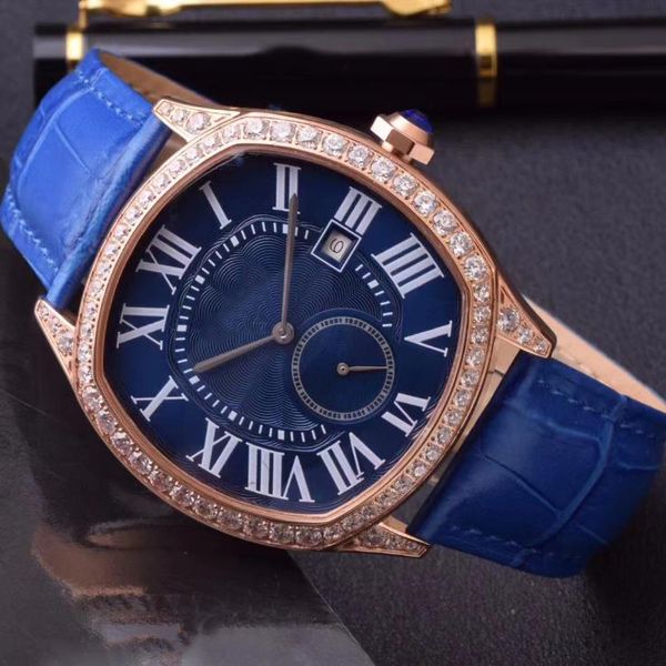 men's automatic mechanical watch leather strap designer sapphire waterproof casual classic fashion watch limited edition, Slivery;brown
men's automatic mechanical watch leather strap designer sapphire waterproof casual classic fashion watch limited edition, Slivery;brown