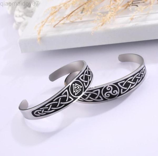 skyrim viking triskelion valknut stainless steel bracelet trisceli sicily symbol vintage wicca bangle men women jewelry l2208129685699, Black
skyrim viking triskelion valknut stainless steel bracelet trisceli sicily symbol vintage wicca bangle men women jewelry l2208129685699, Black