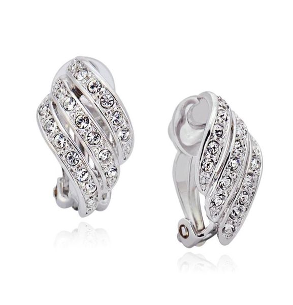 clip earings for non pierced ears bijoux earrings jewelry made with austria crystal for women1956006, Silver
clip earings for non pierced ears bijoux earrings jewelry made with austria crystal for women1956006, Silver