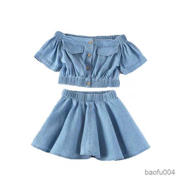 clothing sets girl's clothing set all-match short sleeve off shoulder and skirt two-piece suit for vacation birthday party r230518, White
clothing sets girl's clothing set all-match short sleeve off shoulder and skirt two-piece suit for vacation birthday party r230518, White