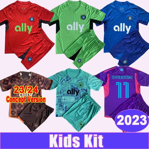 2023 24 charlotte fc swiderski kids kit soccer jerseys bronico copetti byrne bender agyemang away purple goalkeeper concept version shirt sh, Black
2023 24 charlotte fc swiderski kids kit soccer jerseys bronico copetti byrne bender agyemang away purple goalkeeper concept version shirt sh, Black