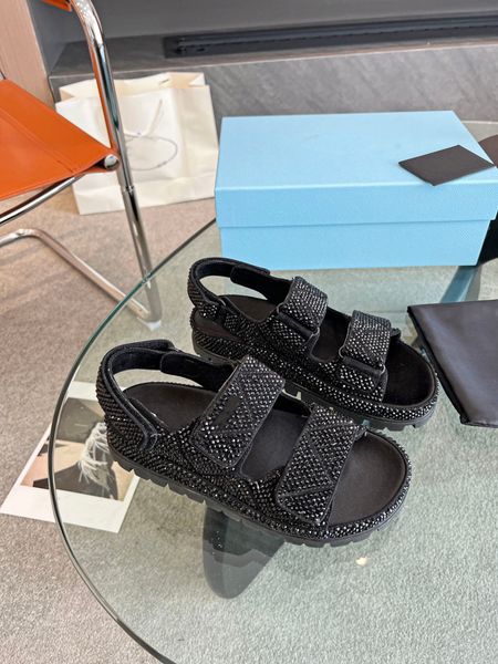 fashion sandals summer women prad slippers luxury designers slide beach sandals pl071, Black
fashion sandals summer women prad slippers luxury designers slide beach sandals pl071, Black