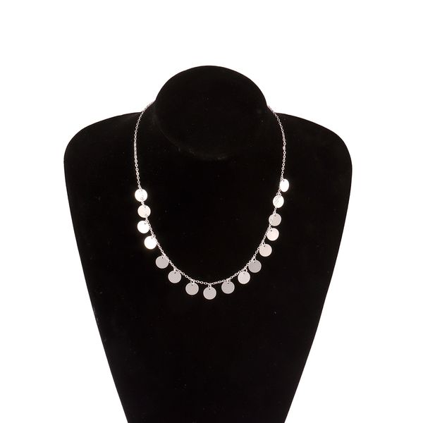 designer necklaces jewlery circular sequins pendant collarbone chain necklace fashion simple creative ladies alloy necklace valentine's, Silver
designer necklaces jewlery circular sequins pendant collarbone chain necklace fashion simple creative ladies alloy necklace valentine's, Silver