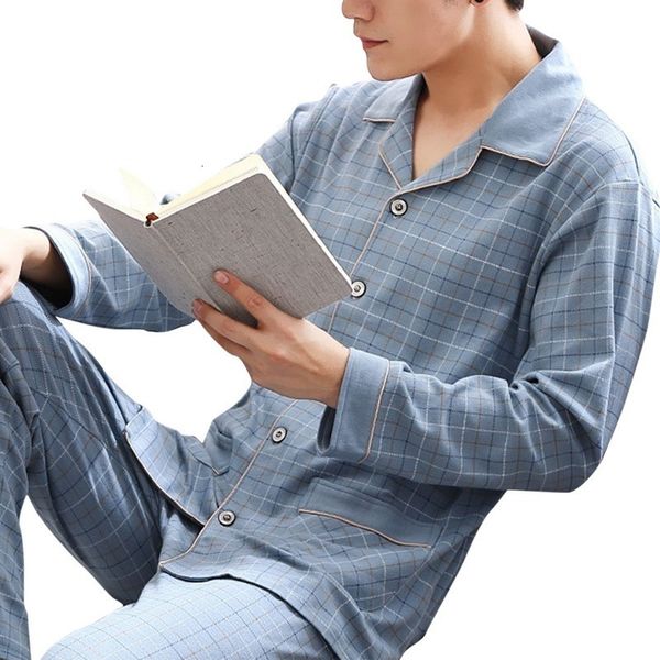 men's sleepwear men sleepwear striped cotton pajama sets for men short sleeve long pants sleepwear pyjama male homewear lounge wear clo, Black;brown
men's sleepwear men sleepwear striped cotton pajama sets for men short sleeve long pants sleepwear pyjama male homewear lounge wear clo, Black;brown
