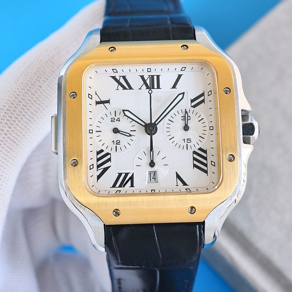 mens watch automatic mechanical 7750 movement watches 43mm waterproof sapphire business wristwatch montre de luxe, Slivery;brown
mens watch automatic mechanical 7750 movement watches 43mm waterproof sapphire business wristwatch montre de luxe, Slivery;brown