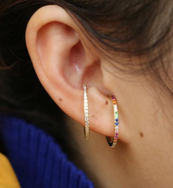2019 new designer women colorful cz circle ear cuff wrap clip earrings gold color wedding piercing dualpurpose jewelry earings3426872, Golden;silver
2019 new designer women colorful cz circle ear cuff wrap clip earrings gold color wedding piercing dualpurpose jewelry earings3426872, Golden;silver