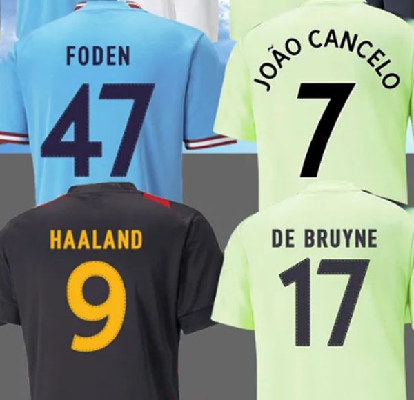 22 23 24 haaland soccer jerseys grealish sterling mans cities mahrez de bruyne foden maillots football shirt kit uniform, Black;yellow
22 23 24 haaland soccer jerseys grealish sterling mans cities mahrez de bruyne foden maillots football shirt kit uniform, Black;yellow