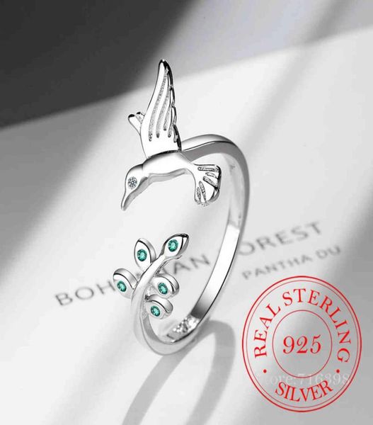 925 sterling silver new women039s fashion jewelry crystal zircon leaf bird simple opening adjustable ring anillos3934834
925 sterling silver new women039s fashion jewelry crystal zircon leaf bird simple opening adjustable ring anillos3934834