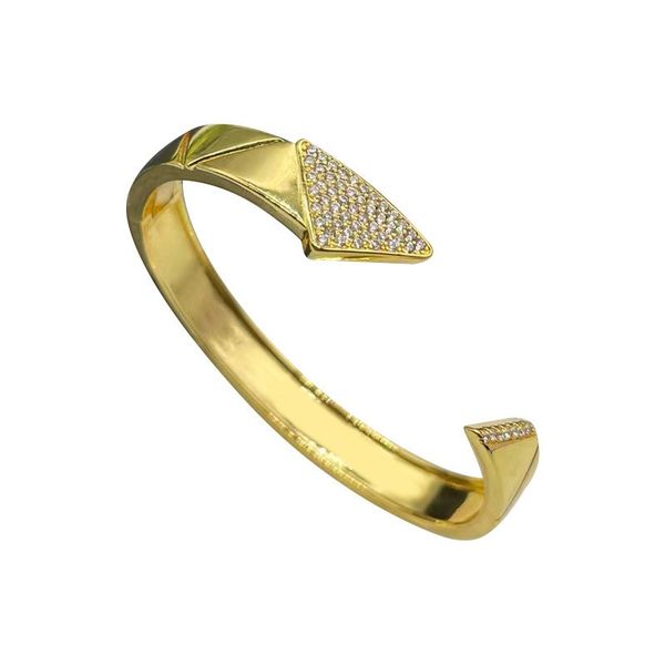 18k gold plated love bracelets bangle inverted triangle letter designer bracelet fashion womens cuff diamond bracelets jewelry party luxury, Black
18k gold plated love bracelets bangle inverted triangle letter designer bracelet fashion womens cuff diamond bracelets jewelry party luxury, Black
