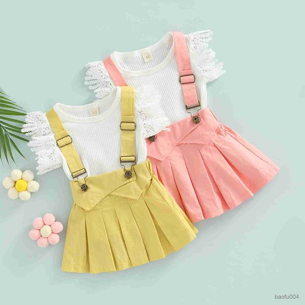 clothing sets kids girl short sleeve and suspender skirt lace flower patchwork sweet summer clothing r230518, White
clothing sets kids girl short sleeve and suspender skirt lace flower patchwork sweet summer clothing r230518, White