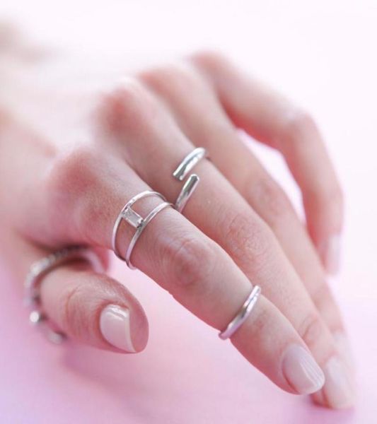 band rings for womencopperring plated woman set irregular geometry knuckle 4pc multilayer ring fashion jewelry gifts3381464, Silver
band rings for womencopperring plated woman set irregular geometry knuckle 4pc multilayer ring fashion jewelry gifts3381464, Silver