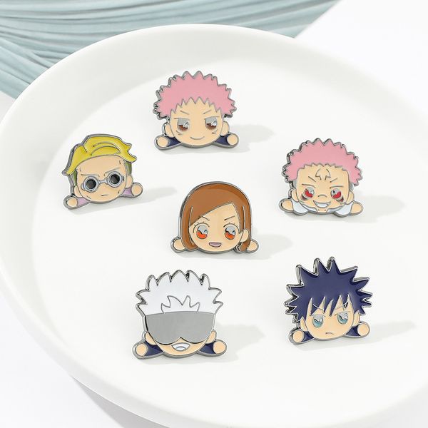 jujutsu kaisen characters brooch cute anime movies games hard enamel pins collect metal cartoon brooch backpack hat bag collar lapel badges, Blue
jujutsu kaisen characters brooch cute anime movies games hard enamel pins collect metal cartoon brooch backpack hat bag collar lapel badges, Blue