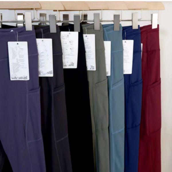 women's high waist pockets fitness pants yoga leggings sports elasticity quick-dry pants running ankle banded length trousers lu-068
women's high waist pockets fitness pants yoga leggings sports elasticity quick-dry pants running ankle banded length trousers lu-068