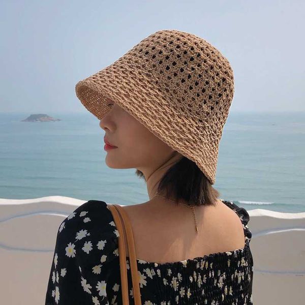 wide brim hats summer women's breathable hollow knit bucket hat foldable sun protection holiday beach hat casual joker sun hat aa230517, Blue;gray
wide brim hats summer women's breathable hollow knit bucket hat foldable sun protection holiday beach hat casual joker sun hat aa230517, Blue;gray