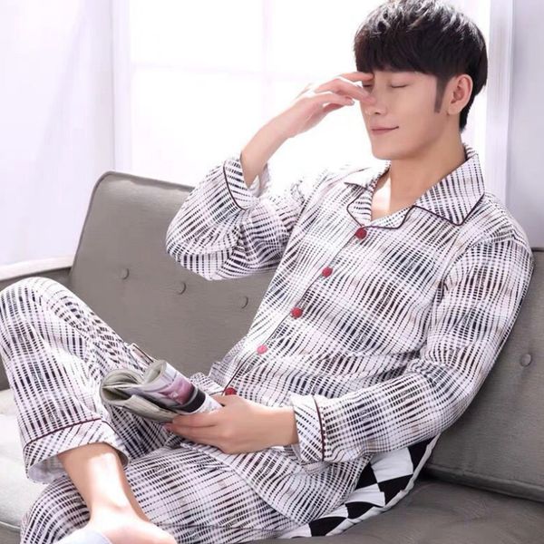 men's sleepwear winter long sleeved pajamas home clothes ensembles de pyjamas men sleepwear lounge homewear plaid sleep shirt pyjamas s, Black;brown
men's sleepwear winter long sleeved pajamas home clothes ensembles de pyjamas men sleepwear lounge homewear plaid sleep shirt pyjamas s, Black;brown