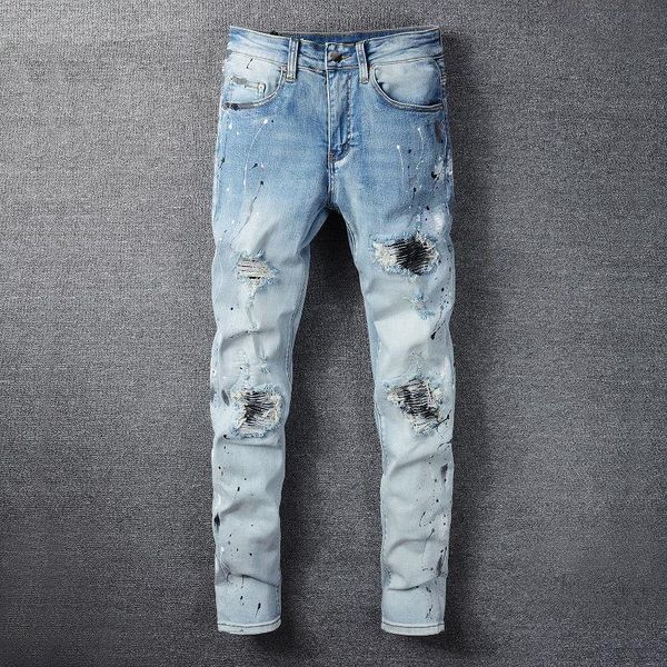 designer stack stacked jeans european purple for mens quilting ripped trend brand vintage pant fold slim skinny masculina toursers sstraight, Black
designer stack stacked jeans european purple for mens quilting ripped trend brand vintage pant fold slim skinny masculina toursers sstraight, Black