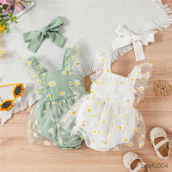 clothing sets baby rompers sets summer newborn baby clothes for girls daisy print mesh jumpsuit baby clothing casual headdress outfits r2305, White
clothing sets baby rompers sets summer newborn baby clothes for girls daisy print mesh jumpsuit baby clothing casual headdress outfits r2305, White