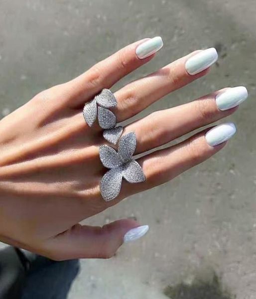 sparkly diamond leaves open ring women flower finger rings fashion wedding jewelry gift for love girlfriend2697627, Silver
sparkly diamond leaves open ring women flower finger rings fashion wedding jewelry gift for love girlfriend2697627, Silver