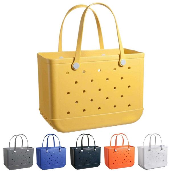 women waterproof tote bags with holes summer rubber tote bag large eva handbag for beach travel sports 230516
women waterproof tote bags with holes summer rubber tote bag large eva handbag for beach travel sports 230516