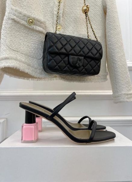 new sandals elegant and nail polish heel muller slippers wedding shoes dress shoes 04075840730, Black
new sandals elegant and nail polish heel muller slippers wedding shoes dress shoes 04075840730, Black