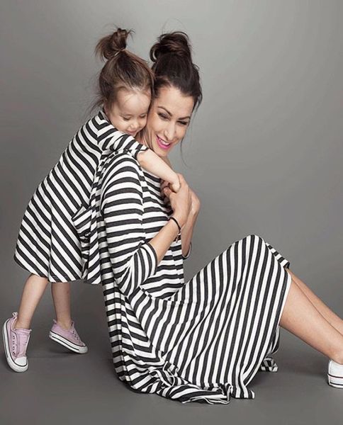 family dress long sleeve white black striped family matching outfits mother daughter clothes cotton family christmas pajamas2455404, Blue
family dress long sleeve white black striped family matching outfits mother daughter clothes cotton family christmas pajamas2455404, Blue
