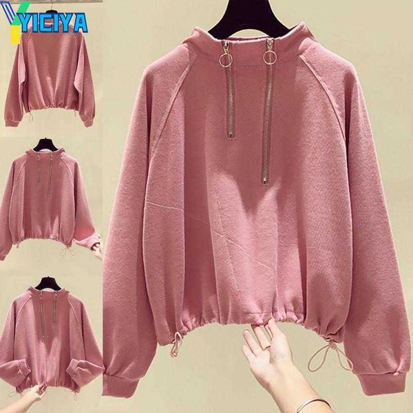 yiciya women's hoodies women hoodie coat stand-up collar solid color loose pullover drawstring casual pullovers girls long sleeve cloth, Black
yiciya women's hoodies women hoodie coat stand-up collar solid color loose pullover drawstring casual pullovers girls long sleeve cloth, Black