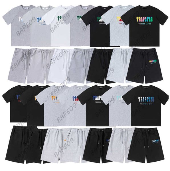 men summer trapstar tracksuits designer rainbow towel decoding and women t shirt pants 2 piece sets men's black white round neck t-shir, Gray
men summer trapstar tracksuits designer rainbow towel decoding and women t shirt pants 2 piece sets men's black white round neck t-shir, Gray