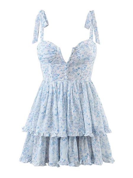 dresses yenkye fashion women spaghetti strap ruffle cake chiffon dress ladies floral print holiday party mini dress summer robe, Black;gray
dresses yenkye fashion women spaghetti strap ruffle cake chiffon dress ladies floral print holiday party mini dress summer robe, Black;gray