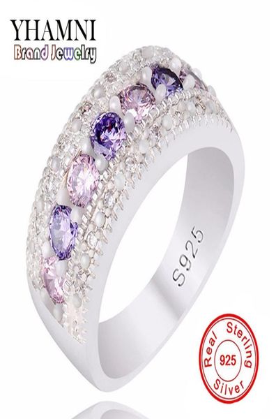 yhamni real solid silver wedding rings for women colorful diamond princess party beautiful finger rings fine jewelry pj1477997051, Slivery;golden
yhamni real solid silver wedding rings for women colorful diamond princess party beautiful finger rings fine jewelry pj1477997051, Slivery;golden