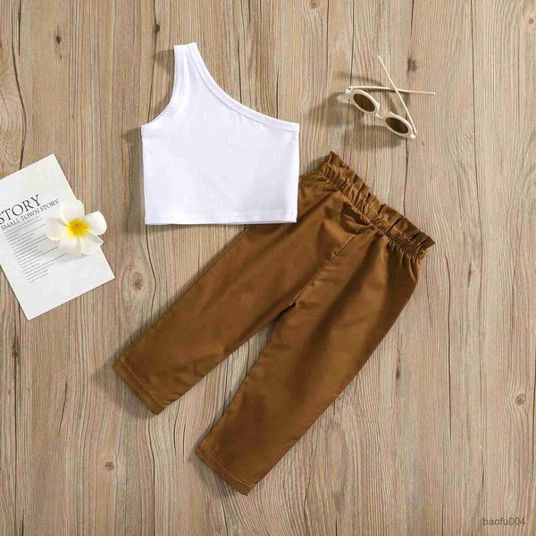 clothing sets fashion girls clothes sets solid 2pcs kids shoulder and pants outfits for girl summer clothing set r230518, White
clothing sets fashion girls clothes sets solid 2pcs kids shoulder and pants outfits for girl summer clothing set r230518, White