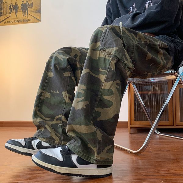 men's pants y2k cotton loose camo cargo trousers casual military army spring autumn combat camouflage sports spandex wide leg 230517, Black
men's pants y2k cotton loose camo cargo trousers casual military army spring autumn combat camouflage sports spandex wide leg 230517, Black