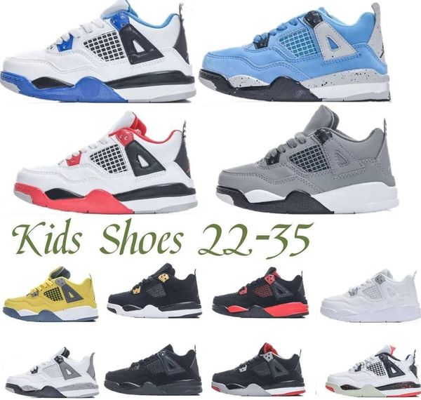 kids basketball shoes 4s designer sneakers boys military black cat trainers baby kid shoe fire red thunder girls children youth toddler infa
kids basketball shoes 4s designer sneakers boys military black cat trainers baby kid shoe fire red thunder girls children youth toddler infa