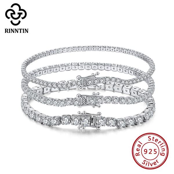 bangle rinntin 925 sterling silver tennis bracelets for women 2mm 3mm 4mm cubic zirconia bracelet jewelry wholesale party gift sb94, Black
bangle rinntin 925 sterling silver tennis bracelets for women 2mm 3mm 4mm cubic zirconia bracelet jewelry wholesale party gift sb94, Black