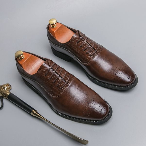 new black mens formal shoes brogue lace-up brown round toe handmade business wedding men dress shoes size 38-46
new black mens formal shoes brogue lace-up brown round toe handmade business wedding men dress shoes size 38-46