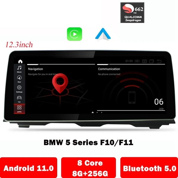 8+256g 12.3 inch android 11 car gps navigation dvd multimedia player for bmw 5 series f10/f11 520i (2011-2016) cic/nbt
8+256g 12.3 inch android 11 car gps navigation dvd multimedia player for bmw 5 series f10/f11 520i (2011-2016) cic/nbt