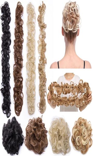 80cm synthetic chignon messy scrunchies elastic band hair bun straight updo hairpiece high temperture fiber natural fake hair4260519, Black;brown
80cm synthetic chignon messy scrunchies elastic band hair bun straight updo hairpiece high temperture fiber natural fake hair4260519, Black;brown