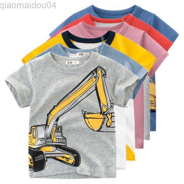 t-shirts 2-10y cartoon print baby boys t shirt for summer infant boy excavator t-shirts short sleeves kids clothes toddler cotton aa230518, Blue
t-shirts 2-10y cartoon print baby boys t shirt for summer infant boy excavator t-shirts short sleeves kids clothes toddler cotton aa230518, Blue