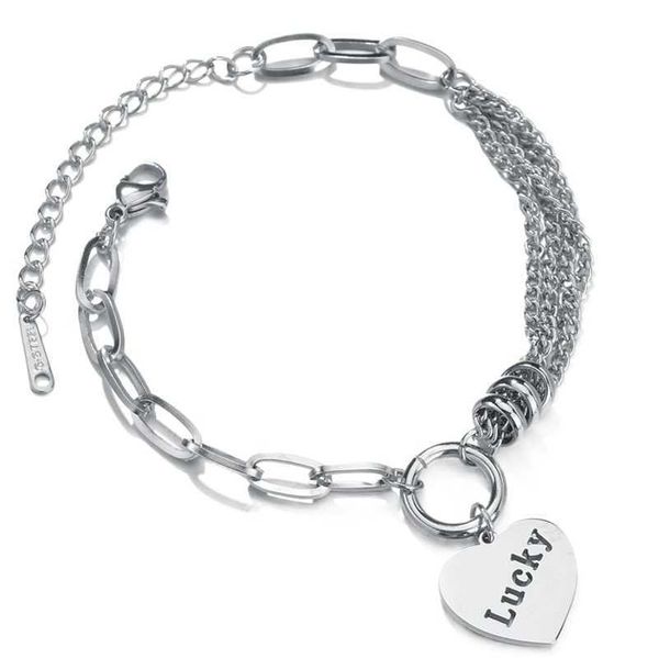 korea love titanium steel charm bracelets female luck street couple hip hop fashion handpiece letter splice, Golden;silver
korea love titanium steel charm bracelets female luck street couple hip hop fashion handpiece letter splice, Golden;silver