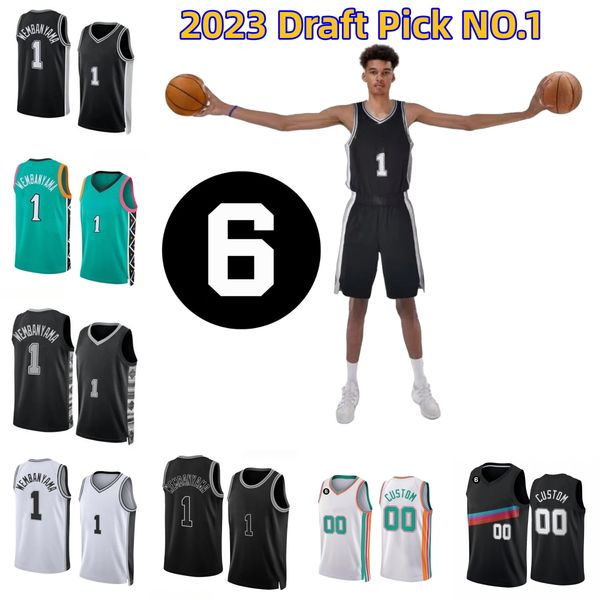 1 victor wembanyama jersey 2023 draft pick no.1 custom printed basketball jerseys 22 malaki branham devin vassell keita bates-diop charles b, Black;red
1 victor wembanyama jersey 2023 draft pick no.1 custom printed basketball jerseys 22 malaki branham devin vassell keita bates-diop charles b, Black;red
