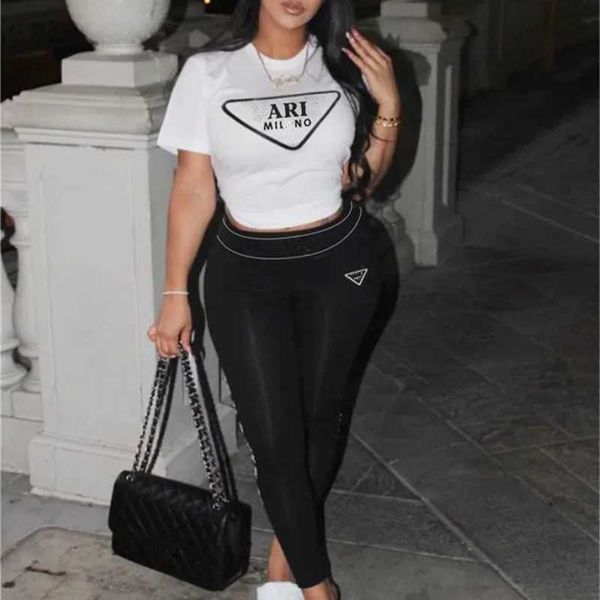 womens clothing designer track suit casual two piece set 2023 summer fashion round neck short sleeve leisuretight pants sets, White
womens clothing designer track suit casual two piece set 2023 summer fashion round neck short sleeve leisuretight pants sets, White